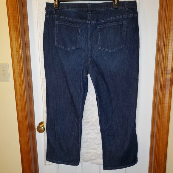 CJ Banks 20 Petite dark wash jeans EUC - Picture 2 of 7